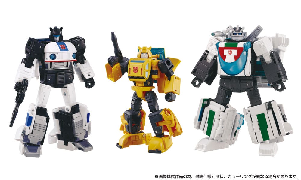 Transformers Dramatic Capture Series Pack de 3 Figuras Cybertron Chase Frikytopia