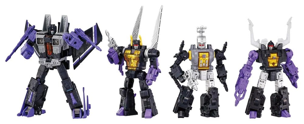 Transformers Dramatic Capture Series Pack de 4 Figuras Decepticons Part 2 Frikytopia