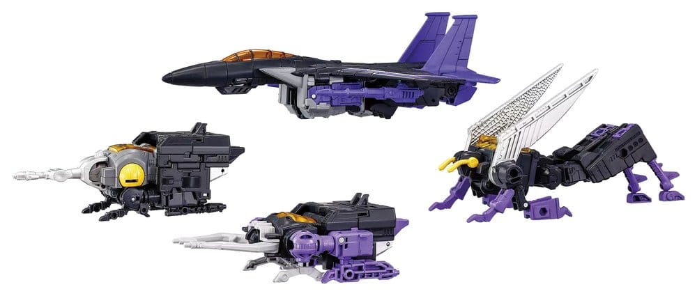 Transformers Dramatic Capture Series Pack de 4 Figuras Decepticons Part 2