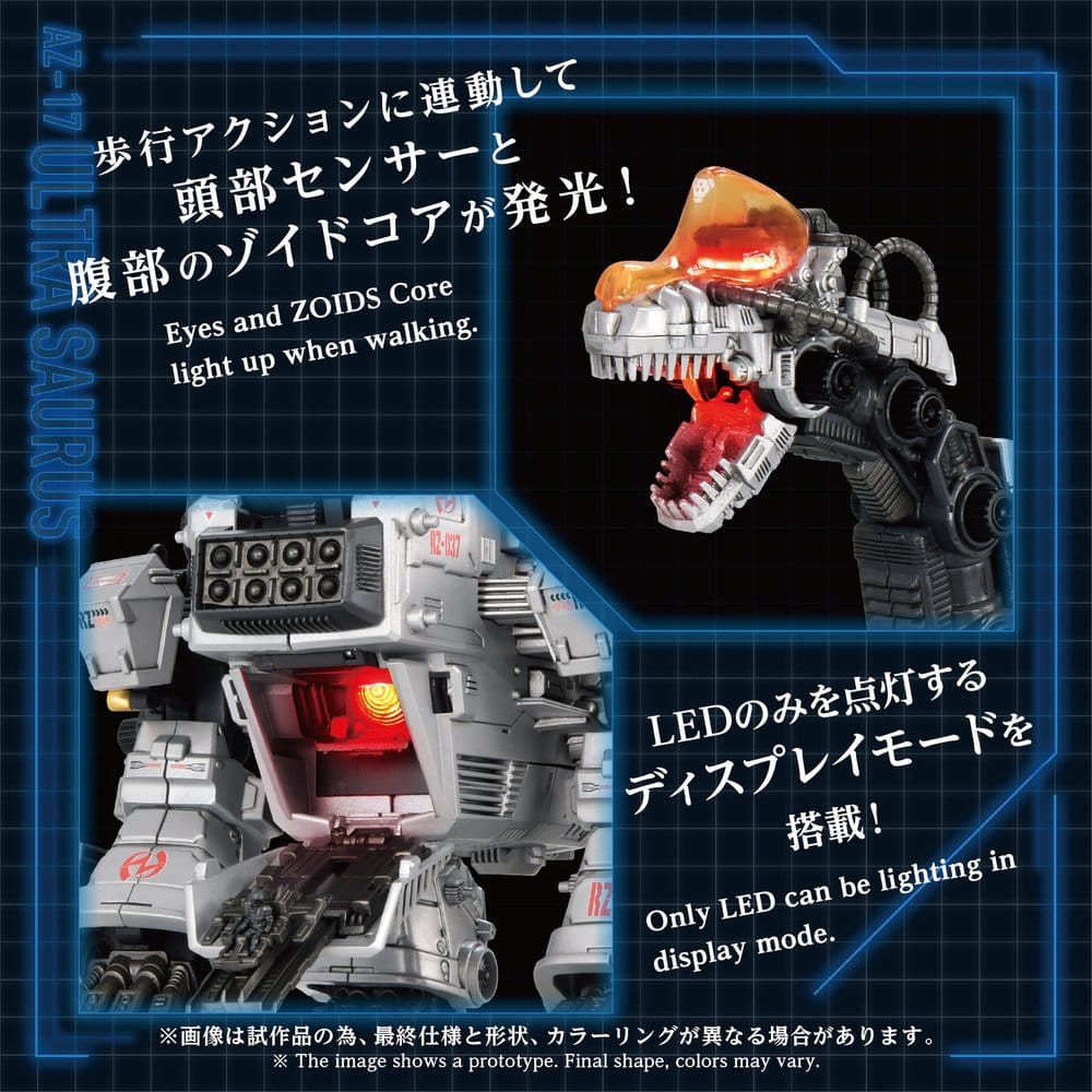 Zoids Maqueta Plastic Model Kit 1/72 AZ-17 Ultra Saurus 58 cm