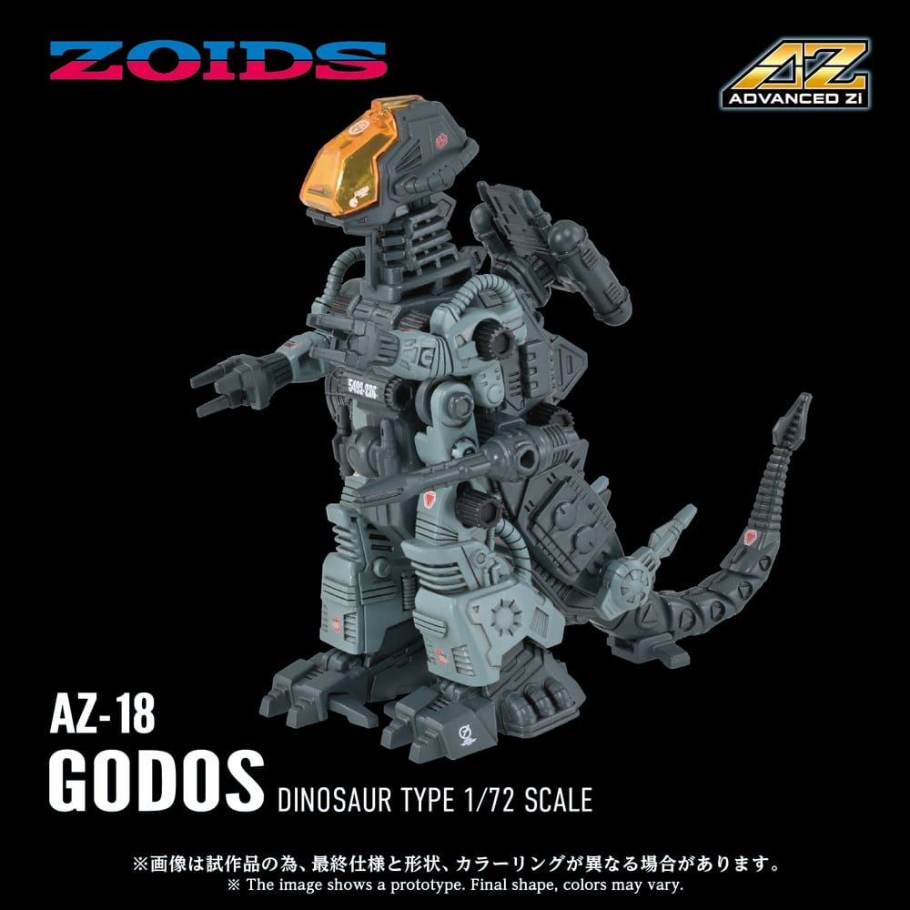 Zoids Maqueta Plastic Model Kit 1/72 AZ-18 Godos 13 cm