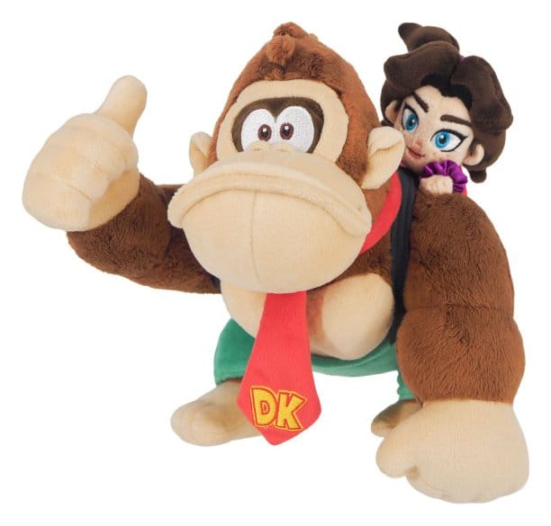Donkey Kong Bananza Peluche Donkey Kong & Pauline 23 cm