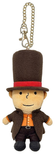 El profesor Layton y el Nuevo Mundo a vapor Llavero de Peluche Metálico 16 cm