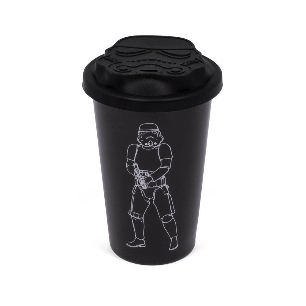 Original Stormtrooper Taza de Viaje Negro Frikytopia