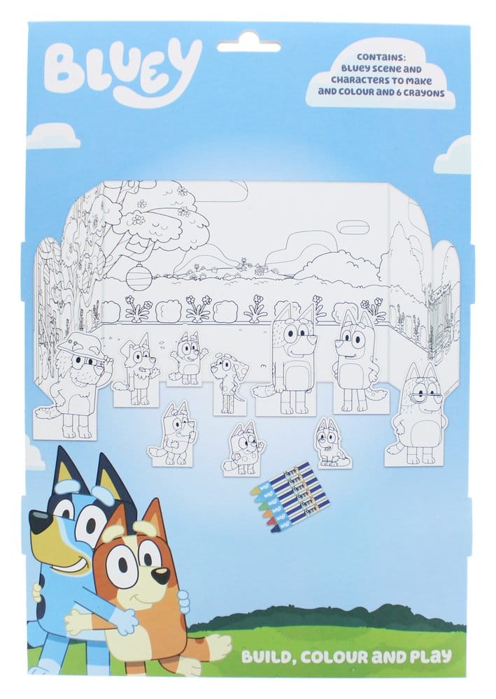 Bluey Set Mundo de colorear y jugar