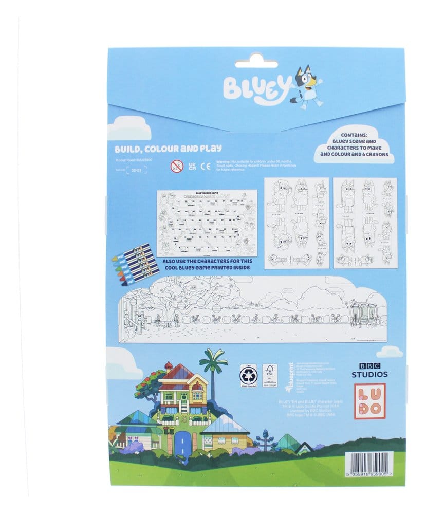 Bluey Set Mundo de colorear y jugar
