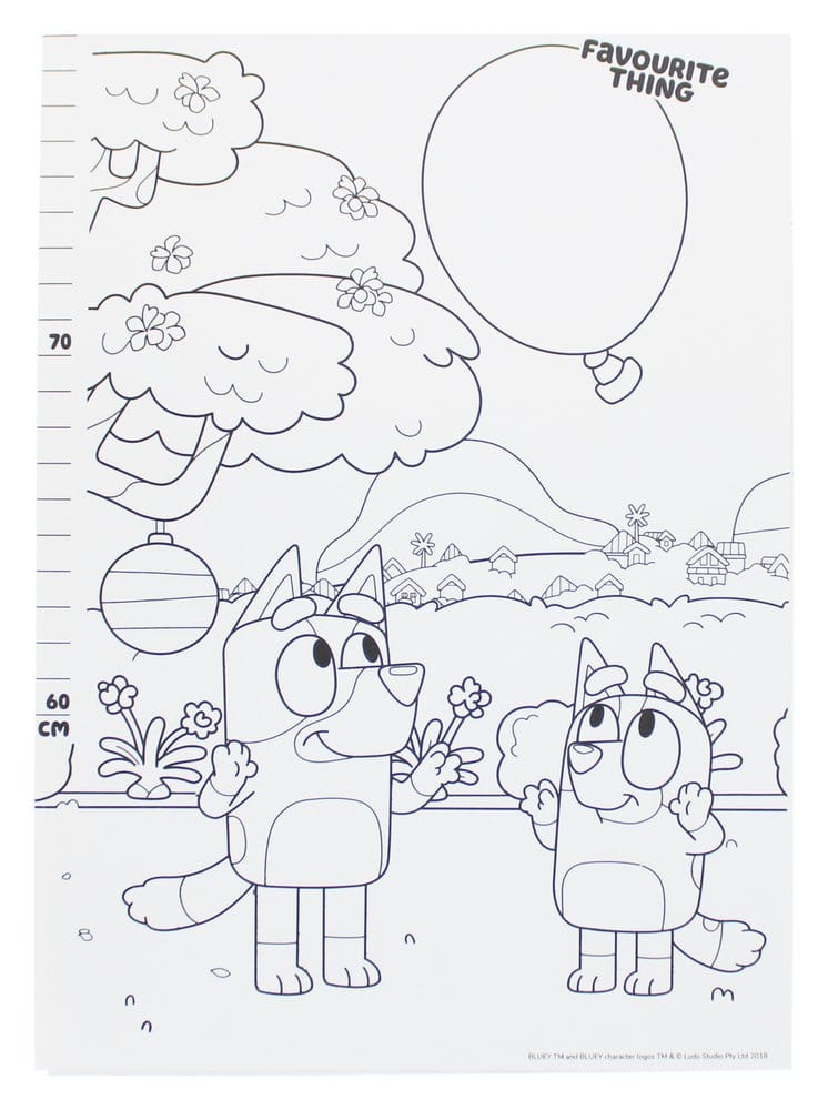 Bluey Tabla de crecimiento
