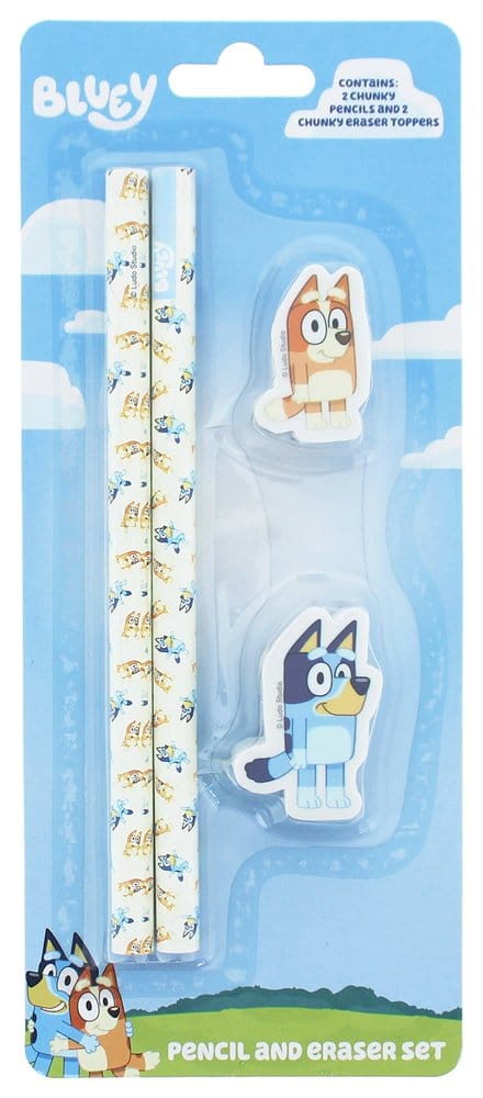 Bluey Juego de 4 Piezas Para Escribir