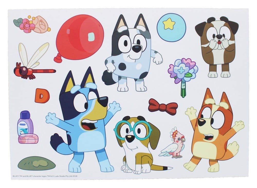 Bluey Set de Pósteres de Juego y Aprendizaje