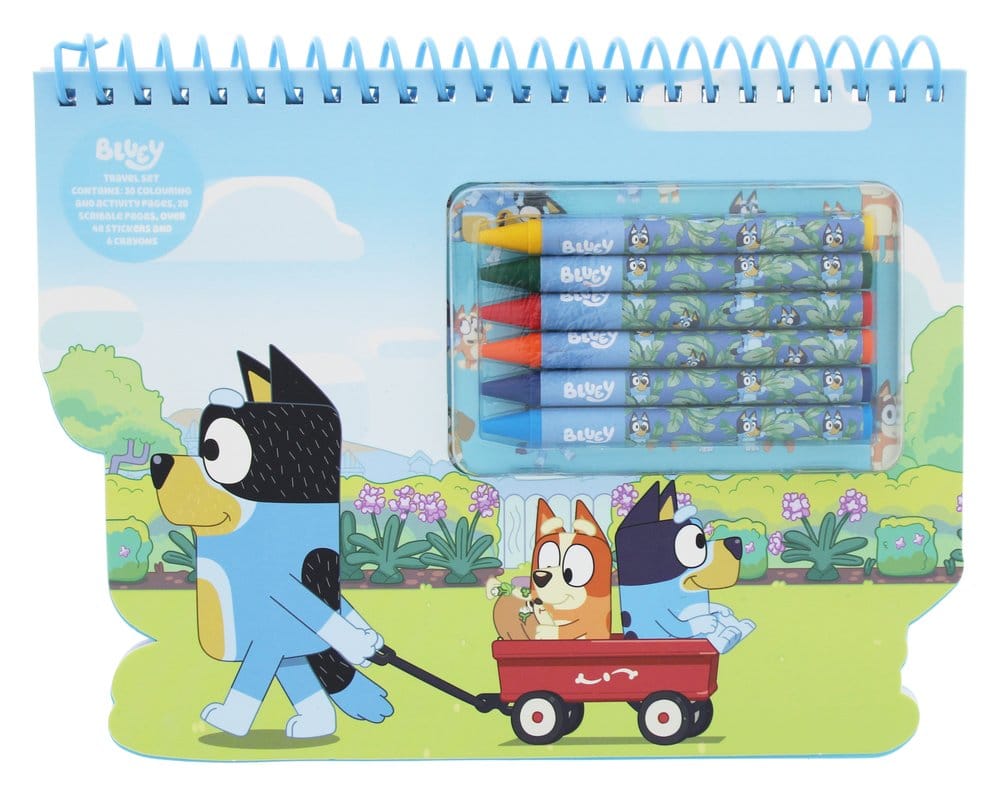 Bluey Set de Colorear de Viaje Frikytopia