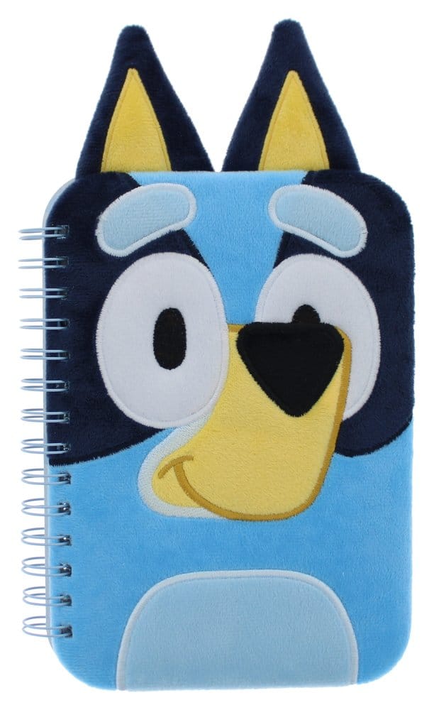 Bluey Libreta de Peluche Azul