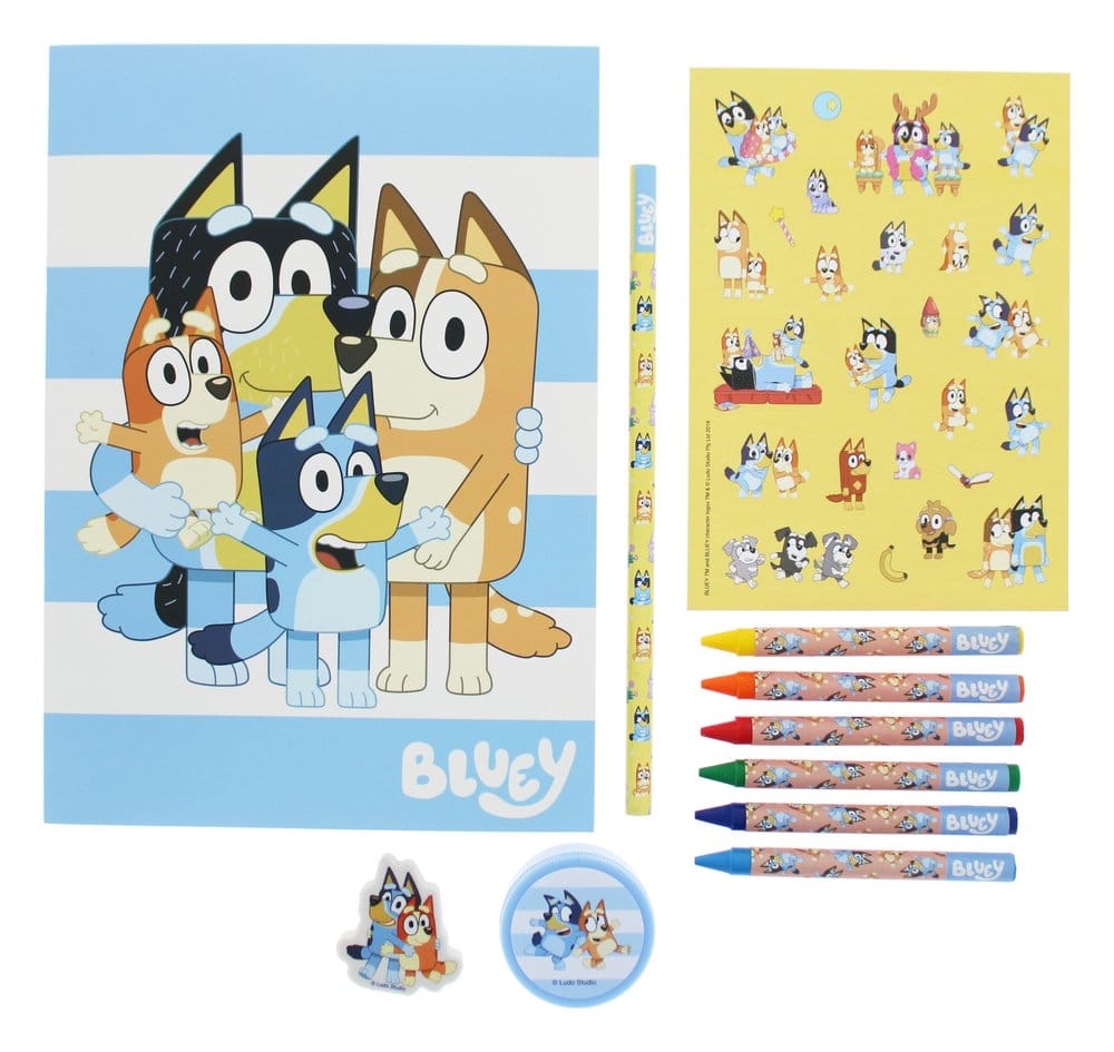 Bluey Juego de 11 Piezas Para Escribir