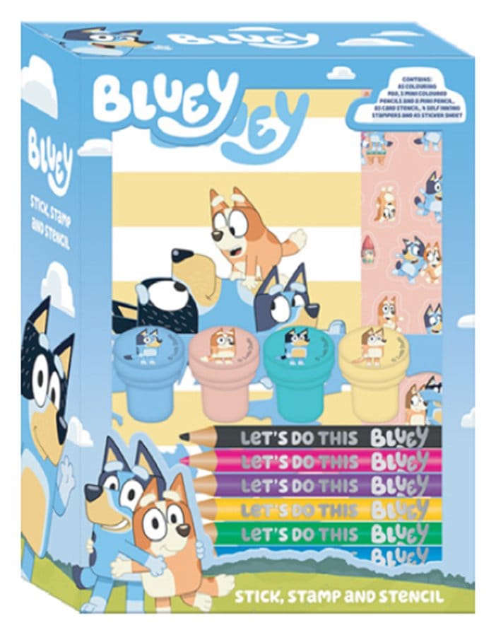Bluey Set de colorear creativo de 14 piezas Frikytopia