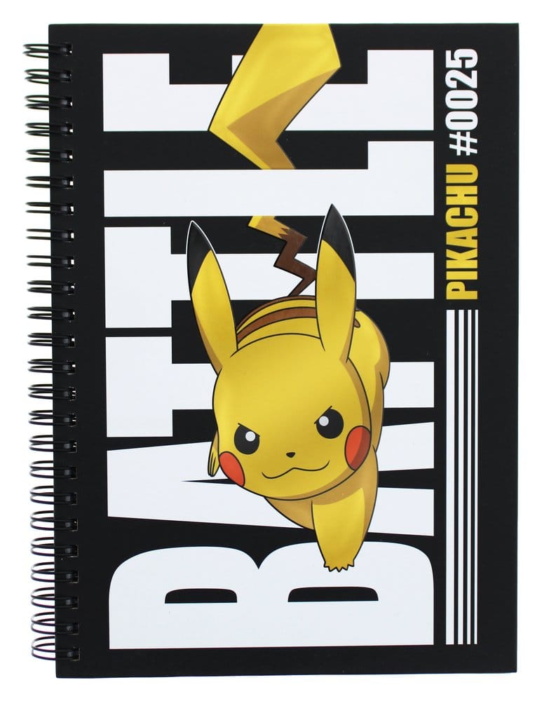 Pokémon Libreta A5 Battle Pikachu