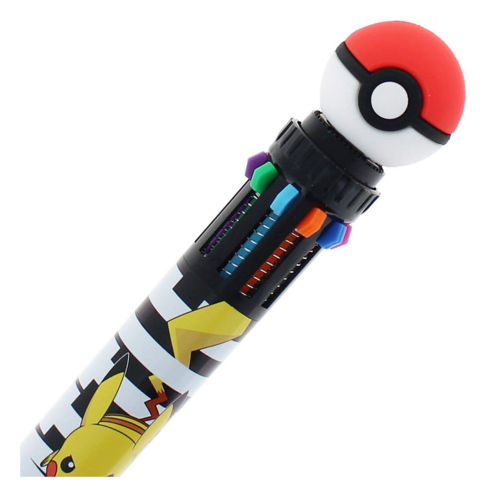 Pokémon Bolígrafo Multicolor Spinny Pokéball