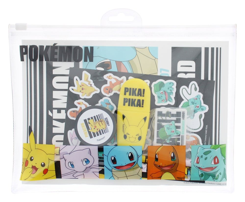 Pokémon Juego de papelería 7 piezas