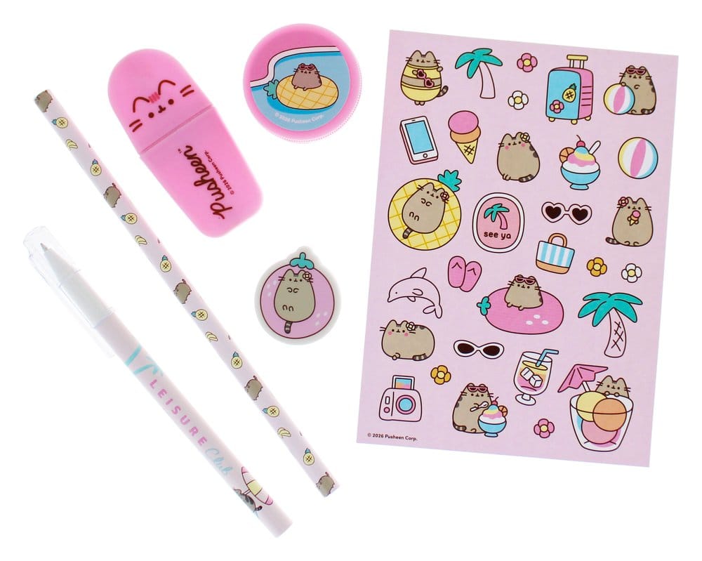 Pusheen Juego Para Escribir de 7 Piezas