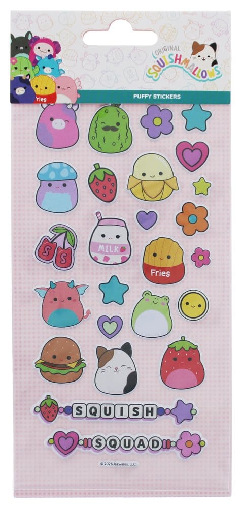 Squishmallows Set de pegatinas Super Puffy Frikytopia