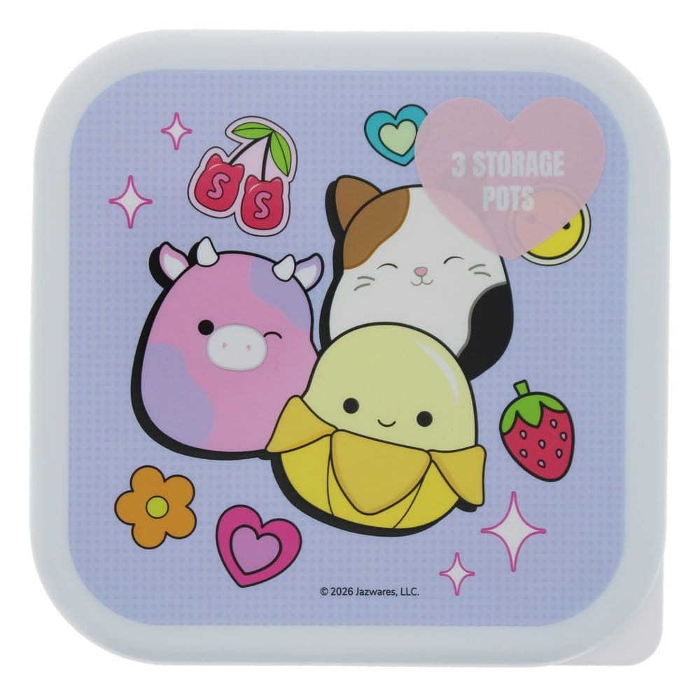 Squishmallows Fiambreras Paquete de 3