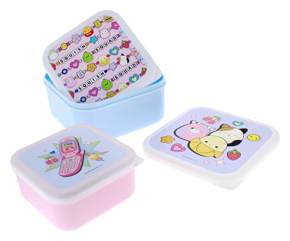 Squishmallows Fiambreras Paquete de 3