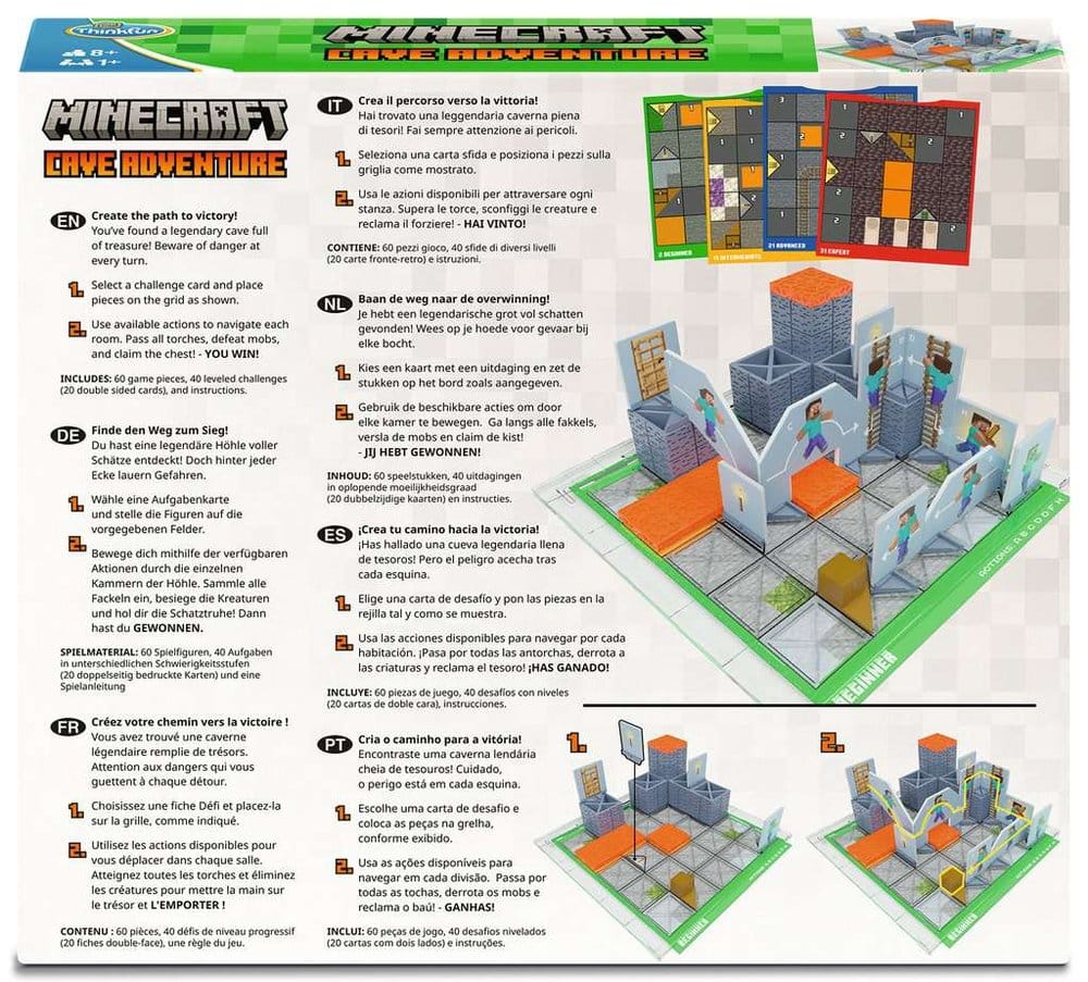 Minecraft Cave Adventure Juego de lógica