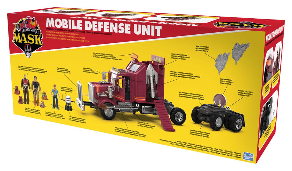 M.A.S.K. Wave 1 Vehículo Mobile Defense Unit Limited Edition
