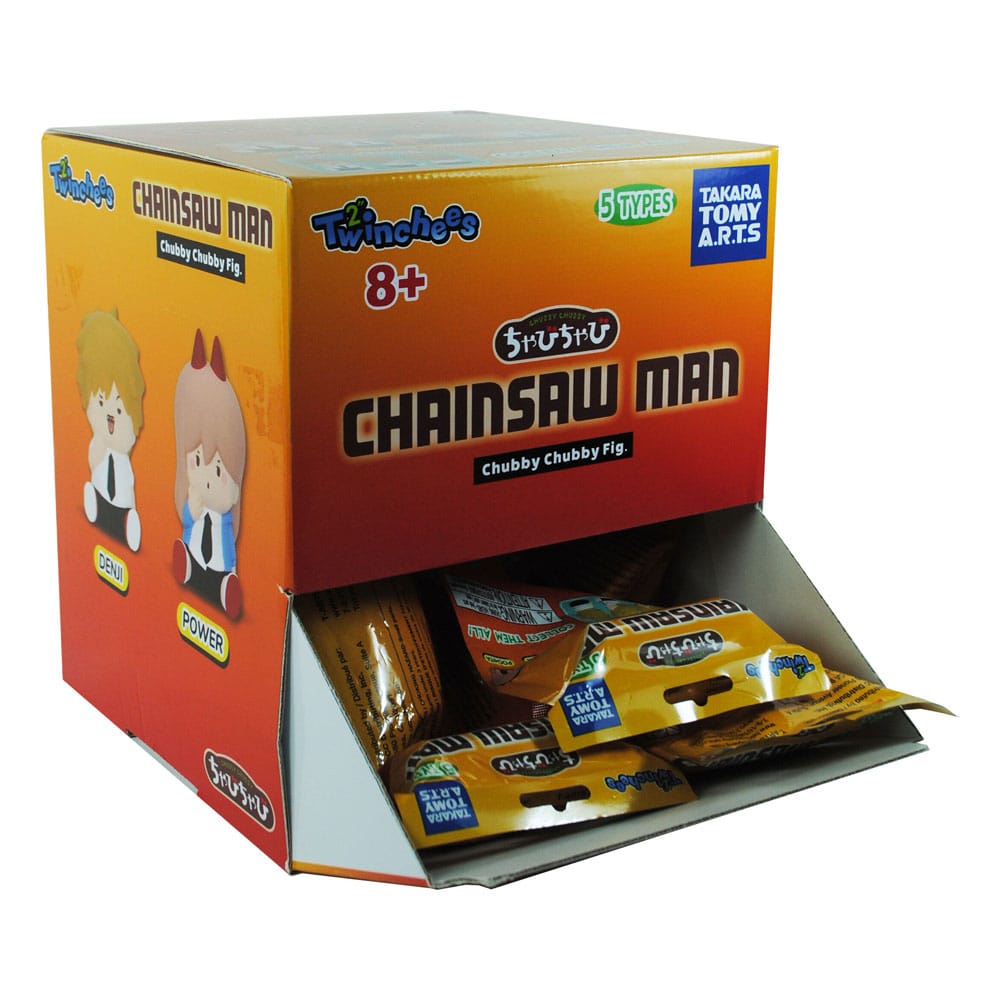 Chainsaw Man Minifiguras Twinchees Chubby Chubby 5 cm Expositor (24)