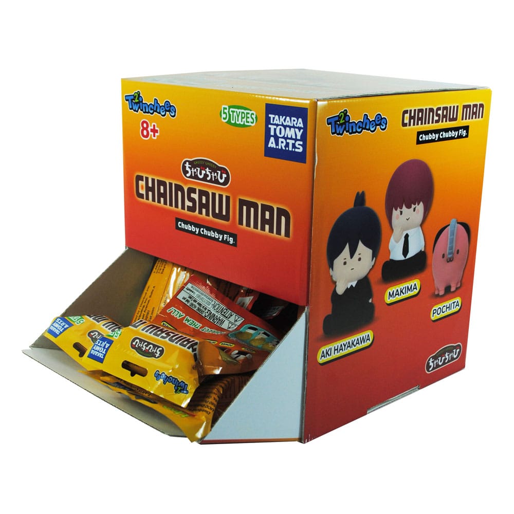 Chainsaw Man Minifiguras Twinchees Chubby Chubby 5 cm Expositor (24)