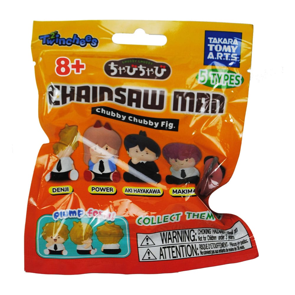 Chainsaw Man Minifiguras Twinchees Chubby Chubby 5 cm Expositor (24)