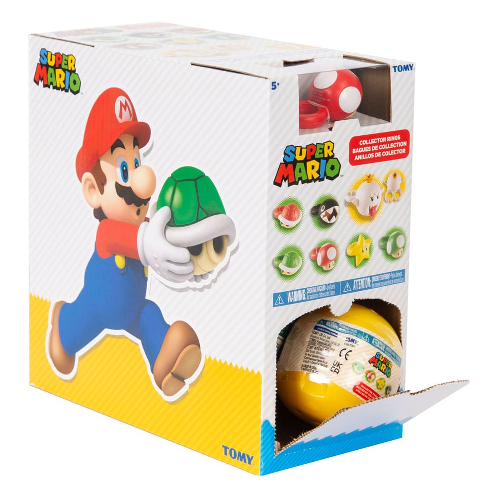 Super Mario Anillos Mystery Pack Capsule Expositor (9) Frikytopia