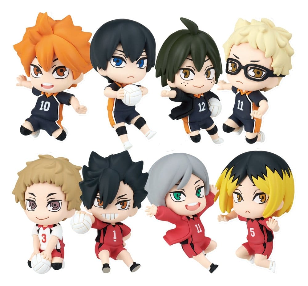 Haikyu!! Minifiguras Twinchees Defofig! Dangler 5 cm Blind Pack Expositor (24)