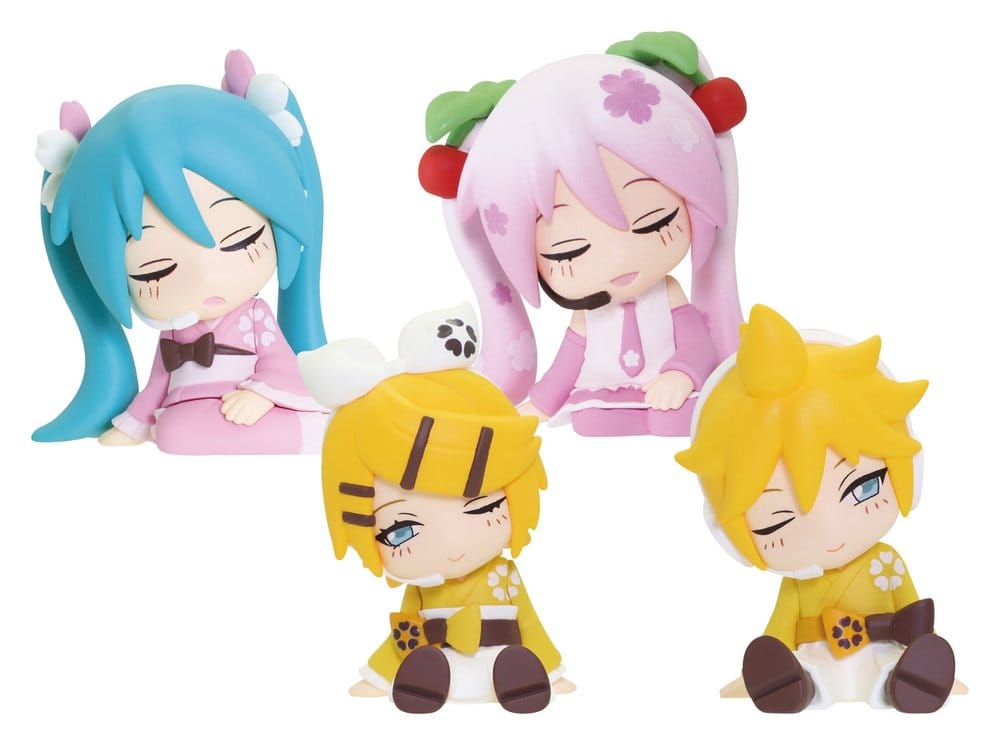 Hatsune Miku Minifiguras Twinchees Lil' Sleepers Wave 3 5 cm Blind Pack Expositor (24)