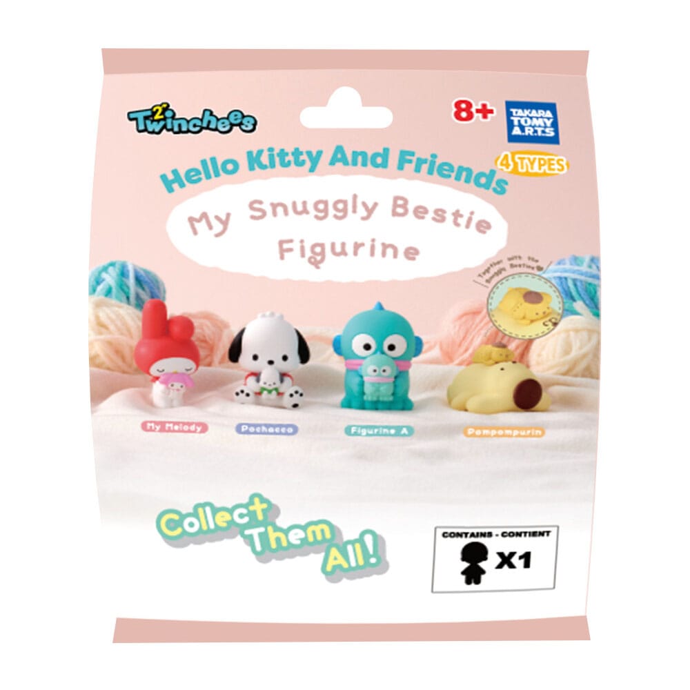 Sanrio Minifiguras Twinchees Hello Kitty & Friends My Cuddly Buddy 5 cm Blind Pack Expositor (24)