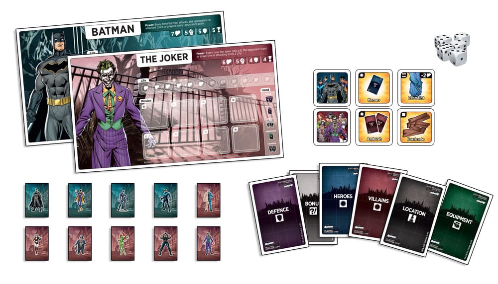 DC Comics Juego de Mesa Batman The Savior of Gotham City *Edición inglés*