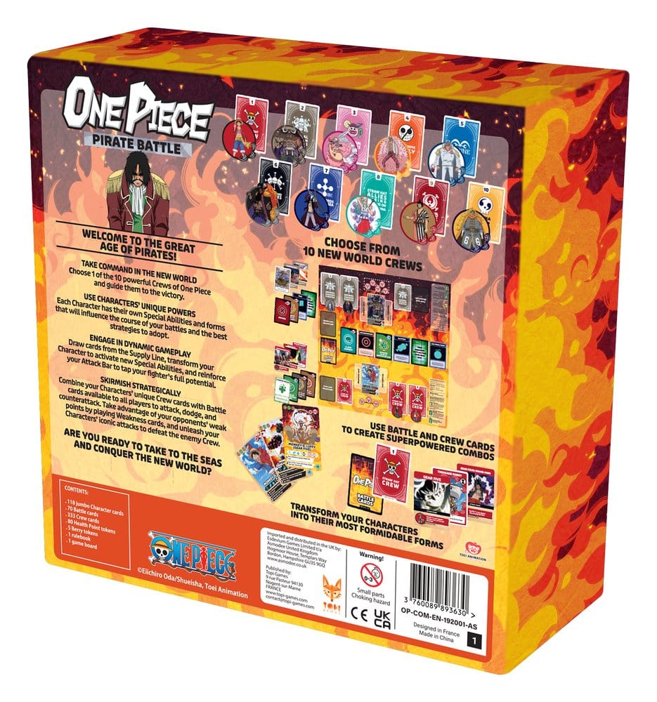 One Piece Juego de mesa Pirate Battle *Edición Inglés*