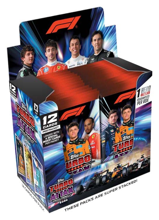 Fórmula 1 Turbo Attax 2026 Cartas Coleccionables Expositor (24) Frikytopia