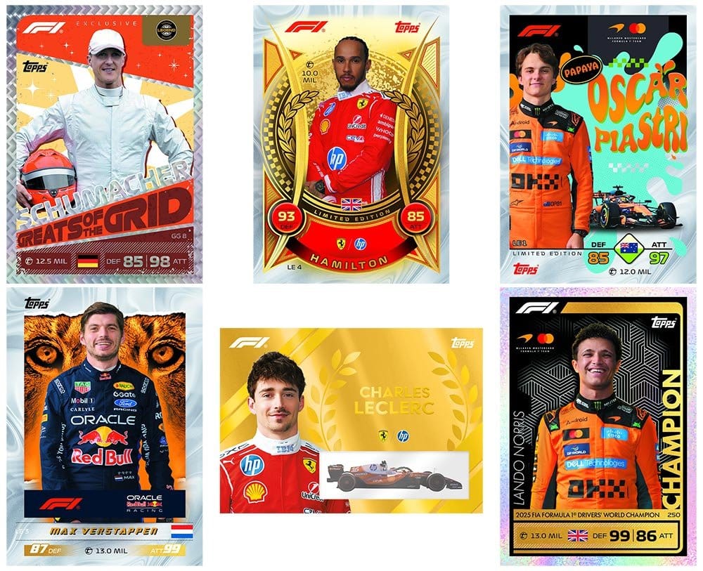 Fórmula 1 Turbo Attax 2026 Cartas Coleccionables Expositor (24)