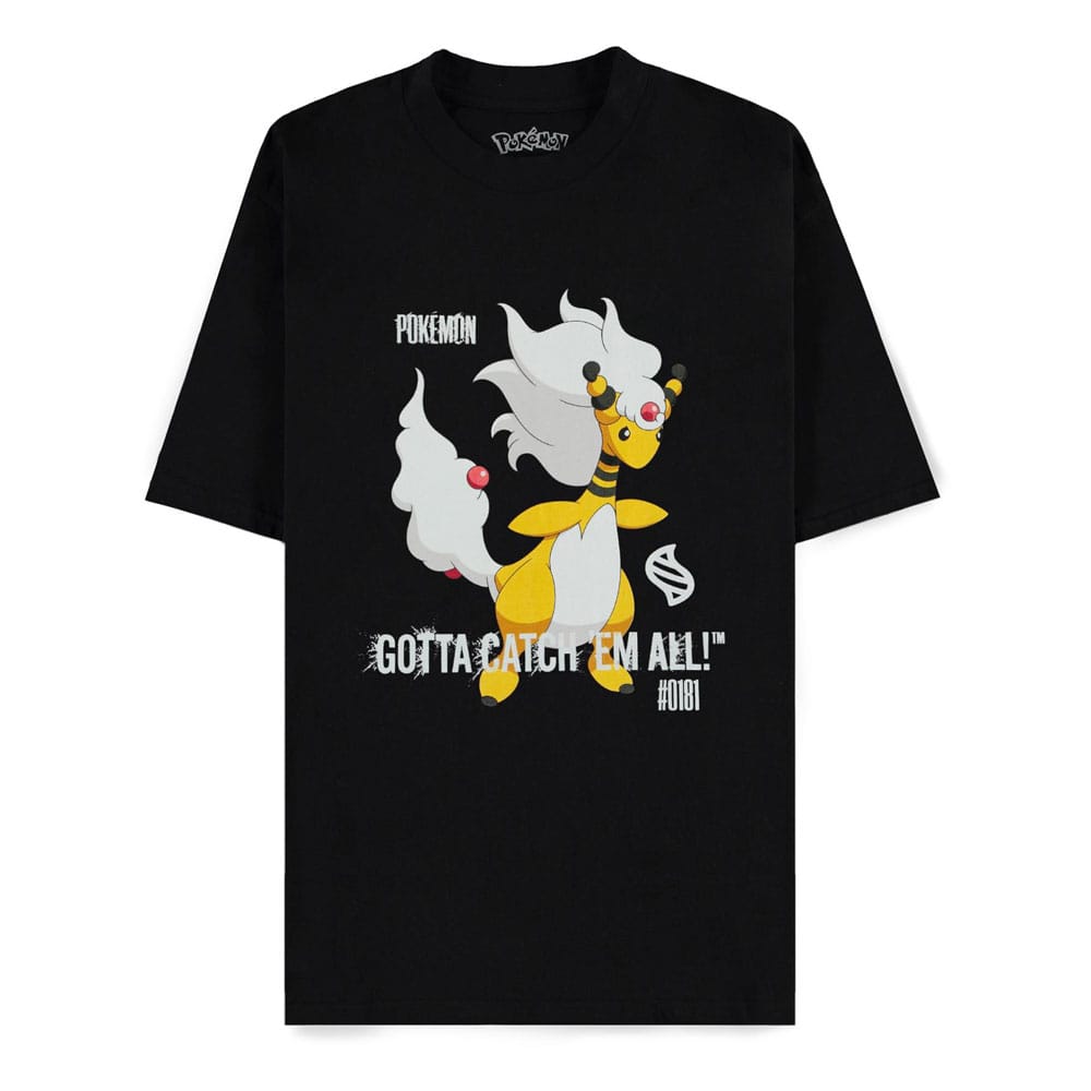 Pokémon Camiseta Mega Evolutions Mega Ampharos Gotta Catch Em All talla L