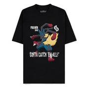 Pokémon Camiseta Mega Evolutions Mega Lucario Gotta Catch Em All talla M