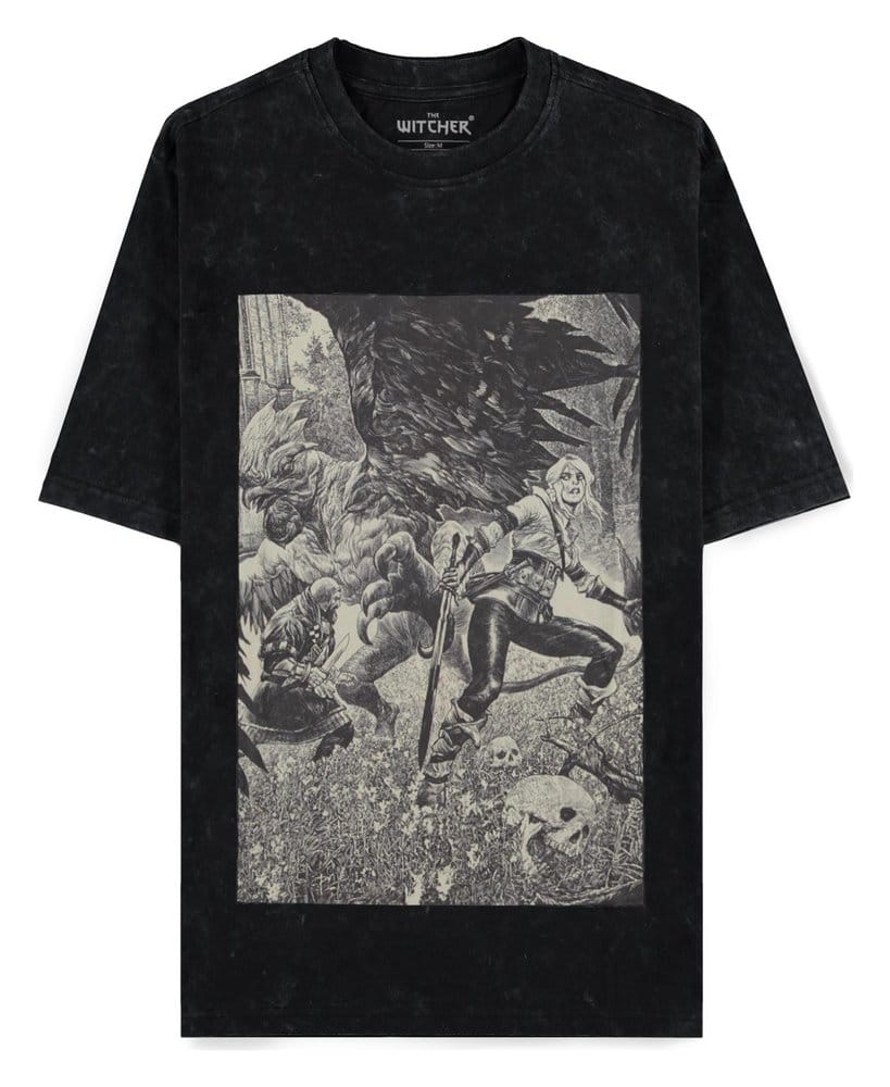 The Witcher Camiseta Ciri and the Basilisk L