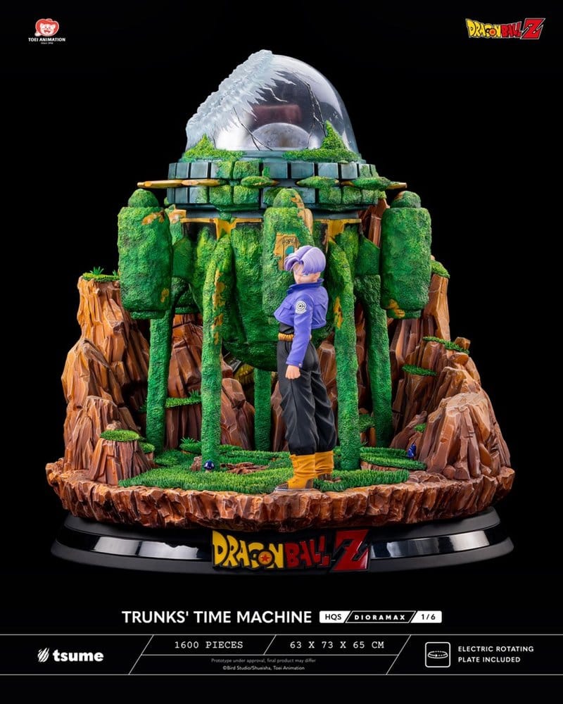 Dragon Ball Z Figura 1/6 HQS Dioramax Trunks' Time Machine Frikytopia