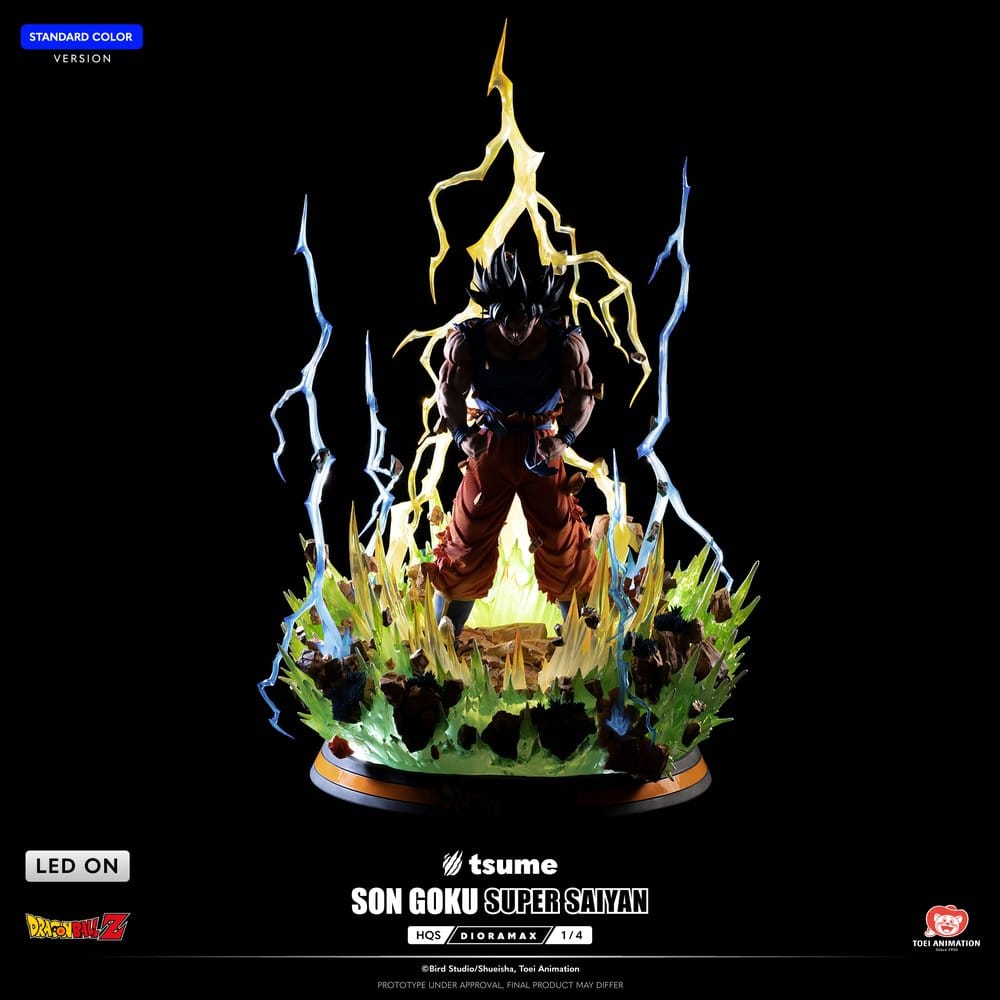 Dragon Ball Z Figura 1/4 HQS Dioramax Son Goku Super Saiyan 51 cm