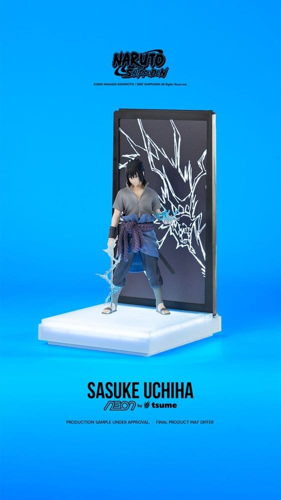 Naruto Neon Figura 1/9 Sasuke Uchiha 25 cm