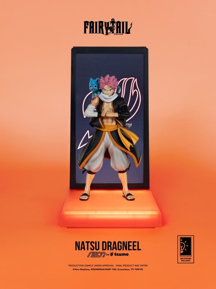Fairy Tail Neon Figura 1/9 Natsu Dragneel 25 cm Frikytopia