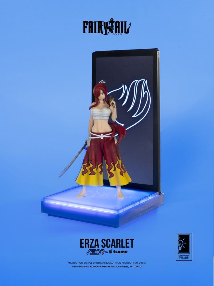 Fairy Tail Neon Figura 1/9 Erza Scarlet 25 cm