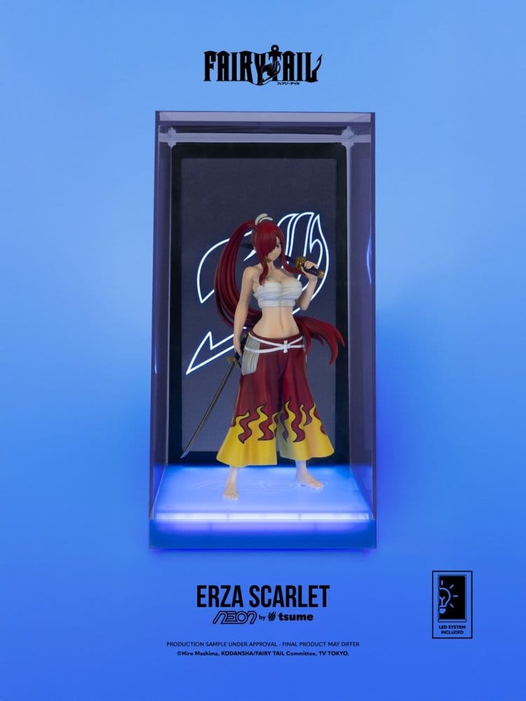 Fairy Tail Neon Figura 1/9 Erza Scarlet 25 cm