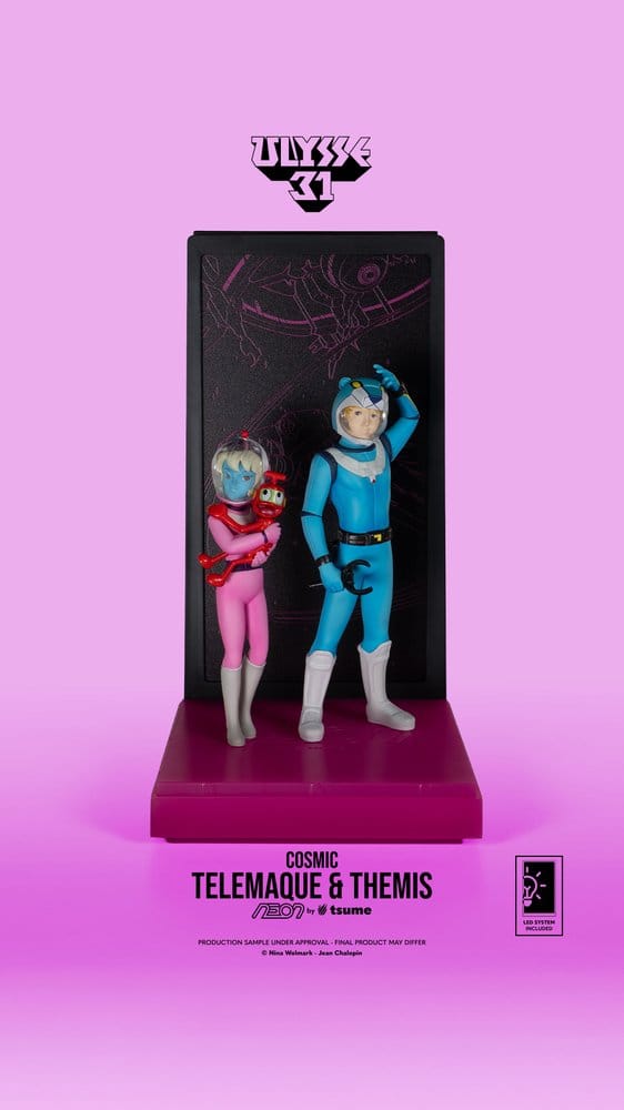 Ulysse 31 Neon Figura 1/9 Telemachus & Themis Cosmic Version 20 cm Frikytopia