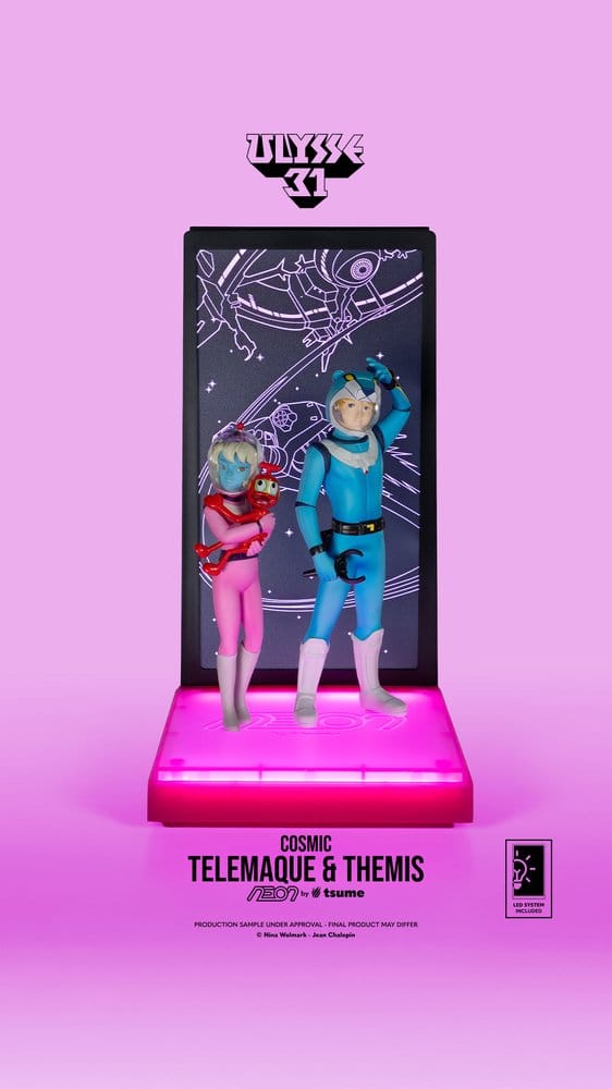 Ulysse 31 Neon Figura 1/9 Telemachus & Themis Cosmic Version 20 cm