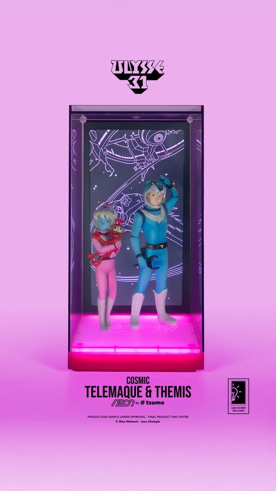 Ulysse 31 Neon Figura 1/9 Telemachus & Themis Cosmic Version 20 cm