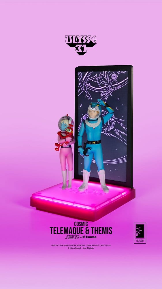 Ulysse 31 Neon Figura 1/9 Telemachus & Themis Cosmic Version 20 cm